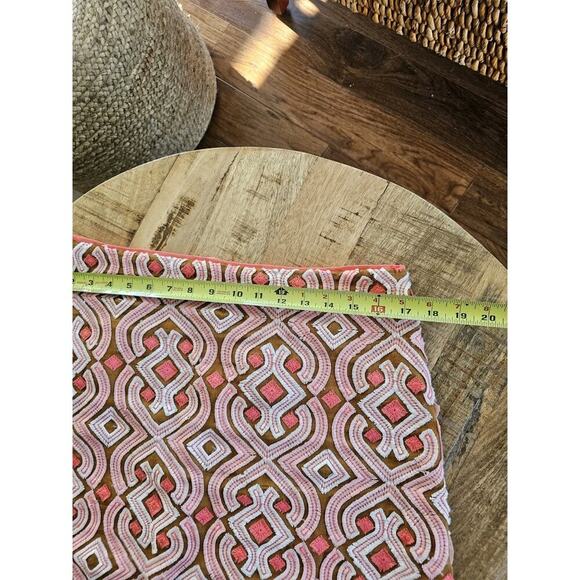 Anthropologie Geometric Linen Tapestry Midi Pencil Skirt Women's Size 12 Boho - Picture 7 of 7